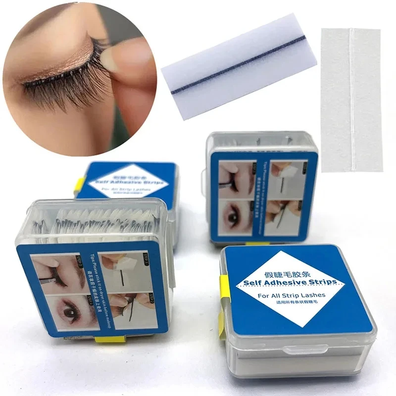 Eyelash Extension No 9 - 40Pcs/Box Reusable Self-Adhesive Glue-Free Eyelash Glue