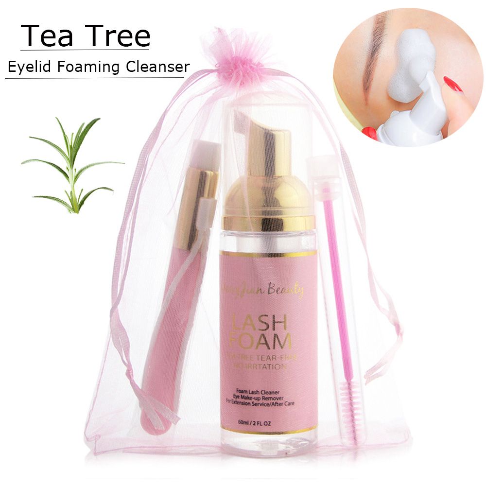 Eyelash Extension Foam Cleanser - Hot Safe for Natural Lashes Non-Irritating