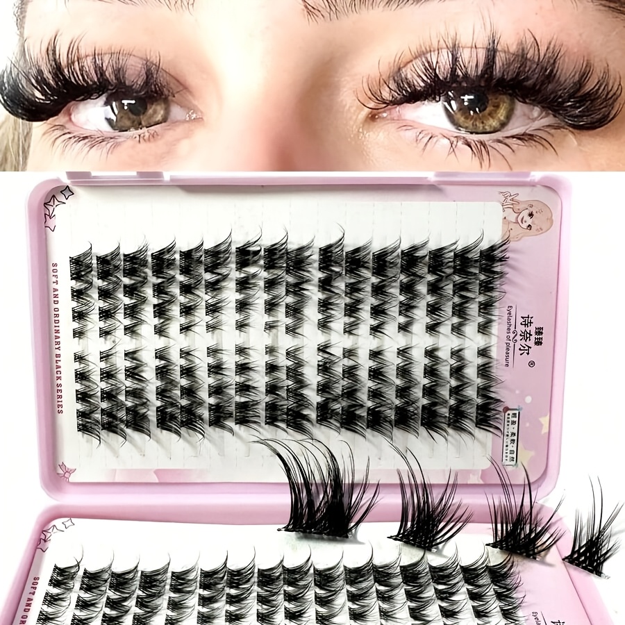 Eyelash Extension Fox Eye - DIY Eyelash Cluster 256 Clusters (7-15mm)