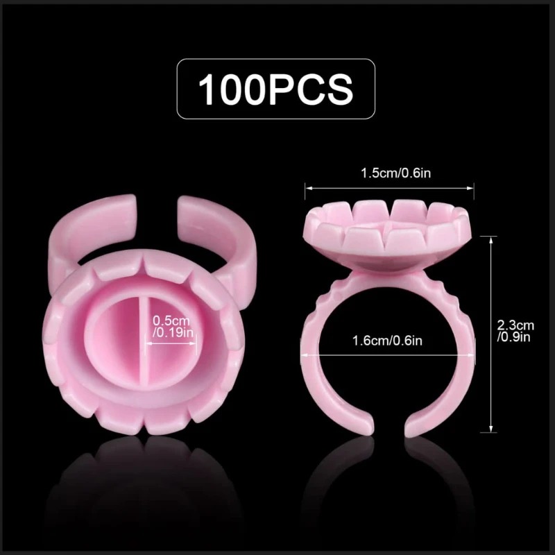100 Pcs Disposable Eyelash Glu - Eyelash Extension Last 评论和价格