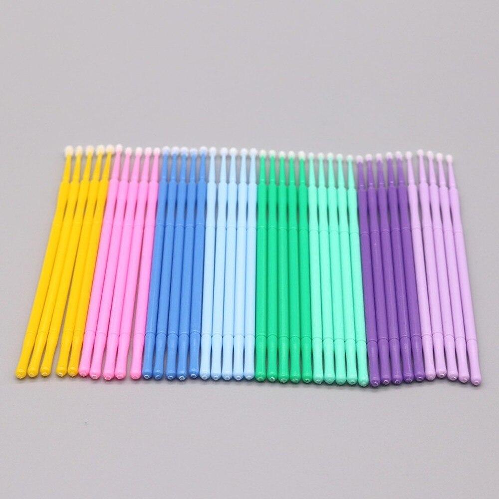 100pcs/lot Micro Brushes Make  - Eyelash Extension Last 评论和价格