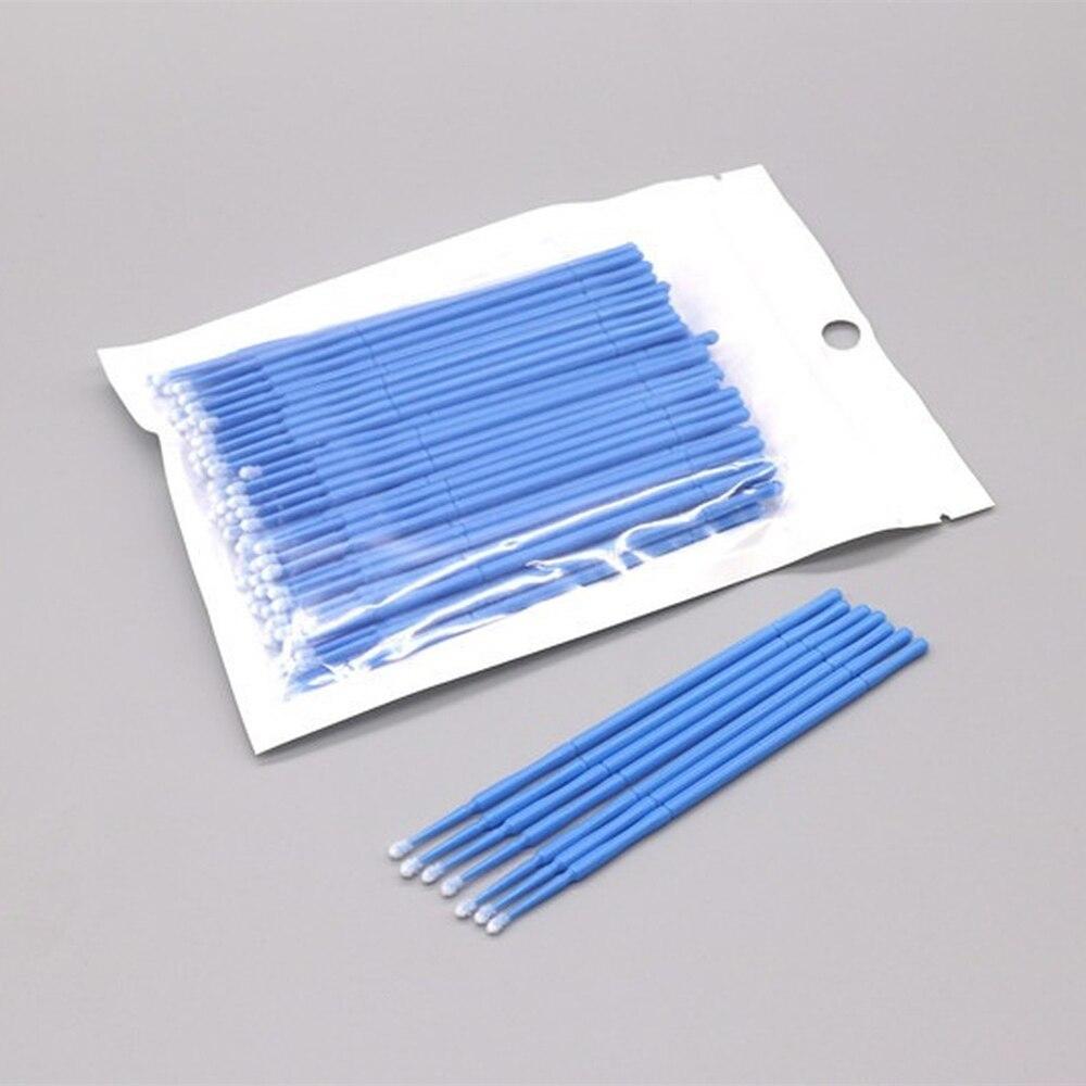 100pcs/lot Micro Brushes Make  - Eyelash Extension Last 评论和价格