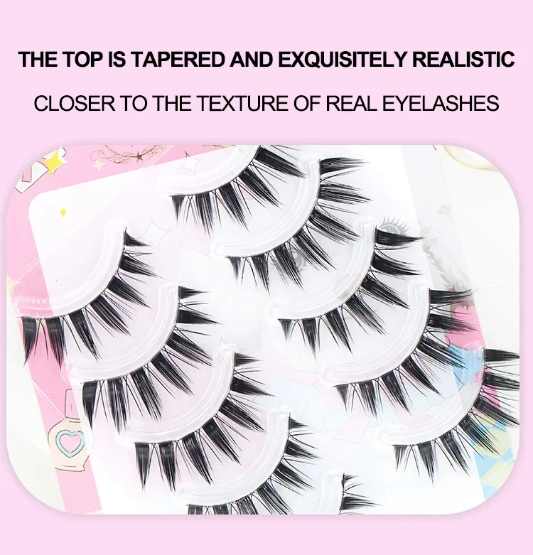 5-pair Manga Eye A Shaped Fals - Eyelash Extension Douyin 评论和价格
