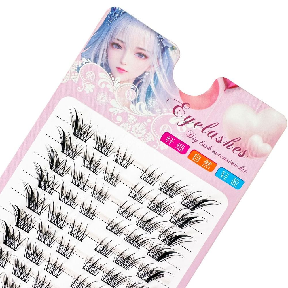 3D Cat Eye Clusters Lashes Man - Eyelash Extension Fox Eye 评论和价格