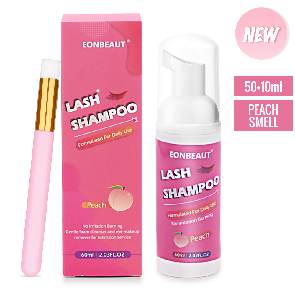 60ml Eyelash Extension Shampoo - Eyelash Extension Foam Cleanser 评论和价格