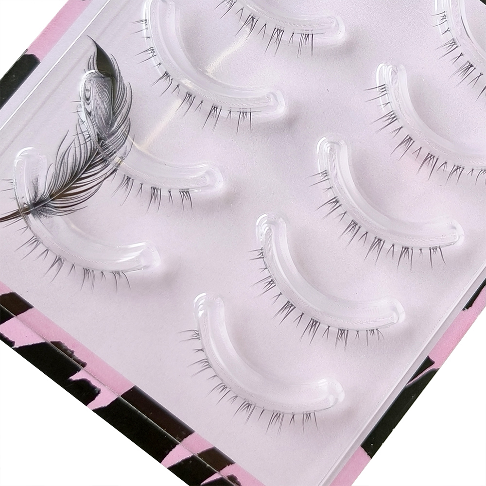 5 Pair Clear Band Lower Eyelas - Eyelash Extension Douyin 评论和价格