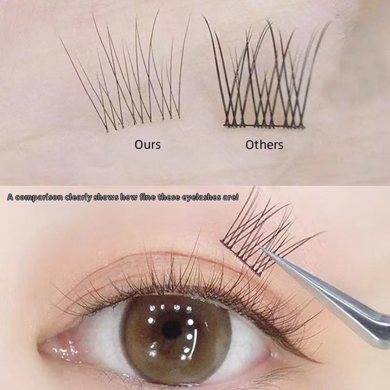 120pcs Self-Adhesive False Eye - Eyelash Extension Fox Eye 评论和价格