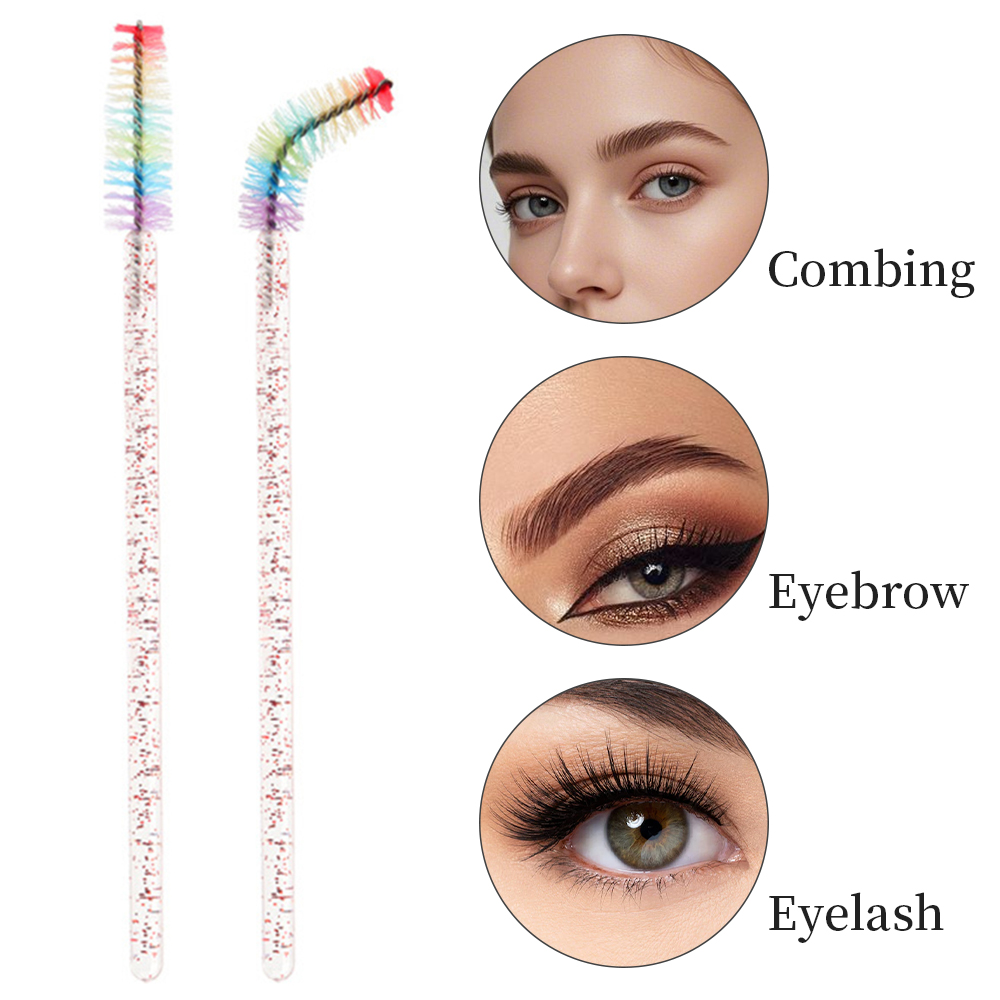 50PCS Rainbow Crystal Eyelash  - Eyelash Extension Last 评论和价格