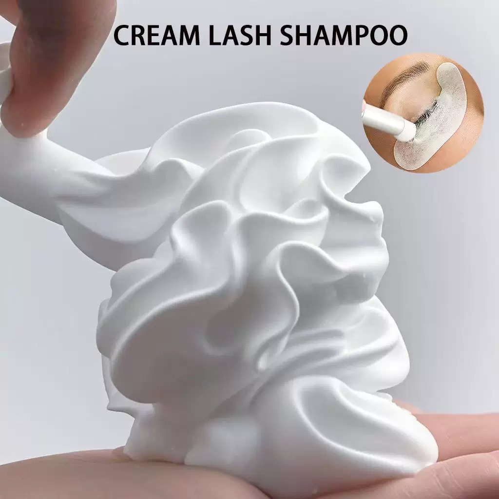 Custom Whipped Lash Cream Sham - Eyelash Extension Foam Cleanser 评论和价格
