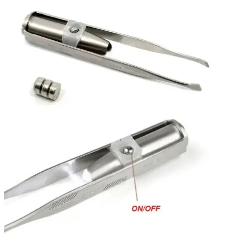 1/2pcs Eyebrow Tweezer with LE - Eyelash Extension Led 评论和价格