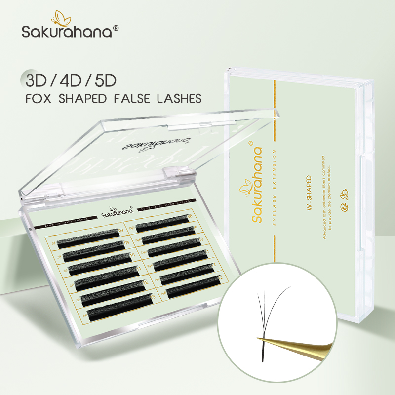 SAKURAHANA Fox 3D 4D 5D Shaped - Eyelash Extension Fox Eye 评论和价格