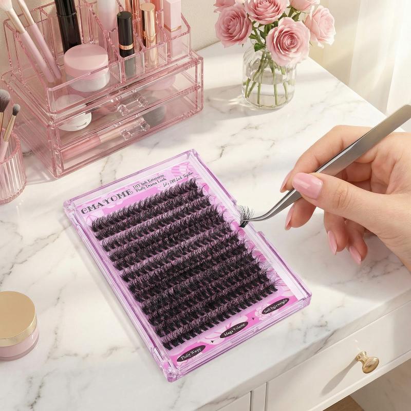 Wispy D Curl Cluster Lashes 14 - Eyelash Extension Last 评论和价格