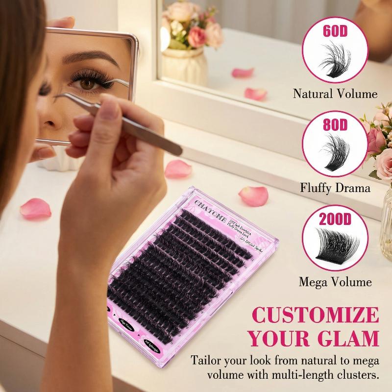 Wispy D Curl Cluster Lashes 14 - Eyelash Extension Last 评论和价格