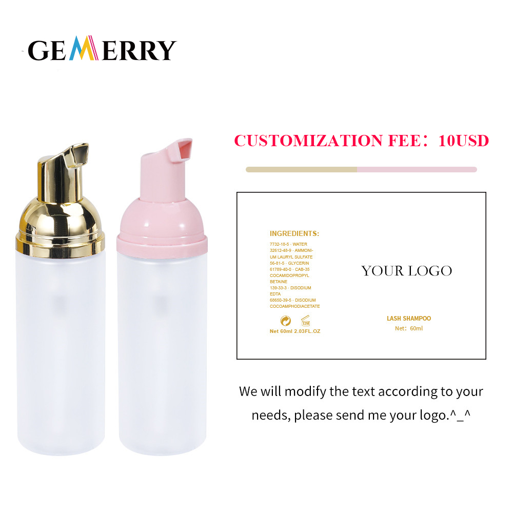 60ml Foam Lash Cleanser Shampo - Eyelash Extension Foam Cleanser 评论和价格