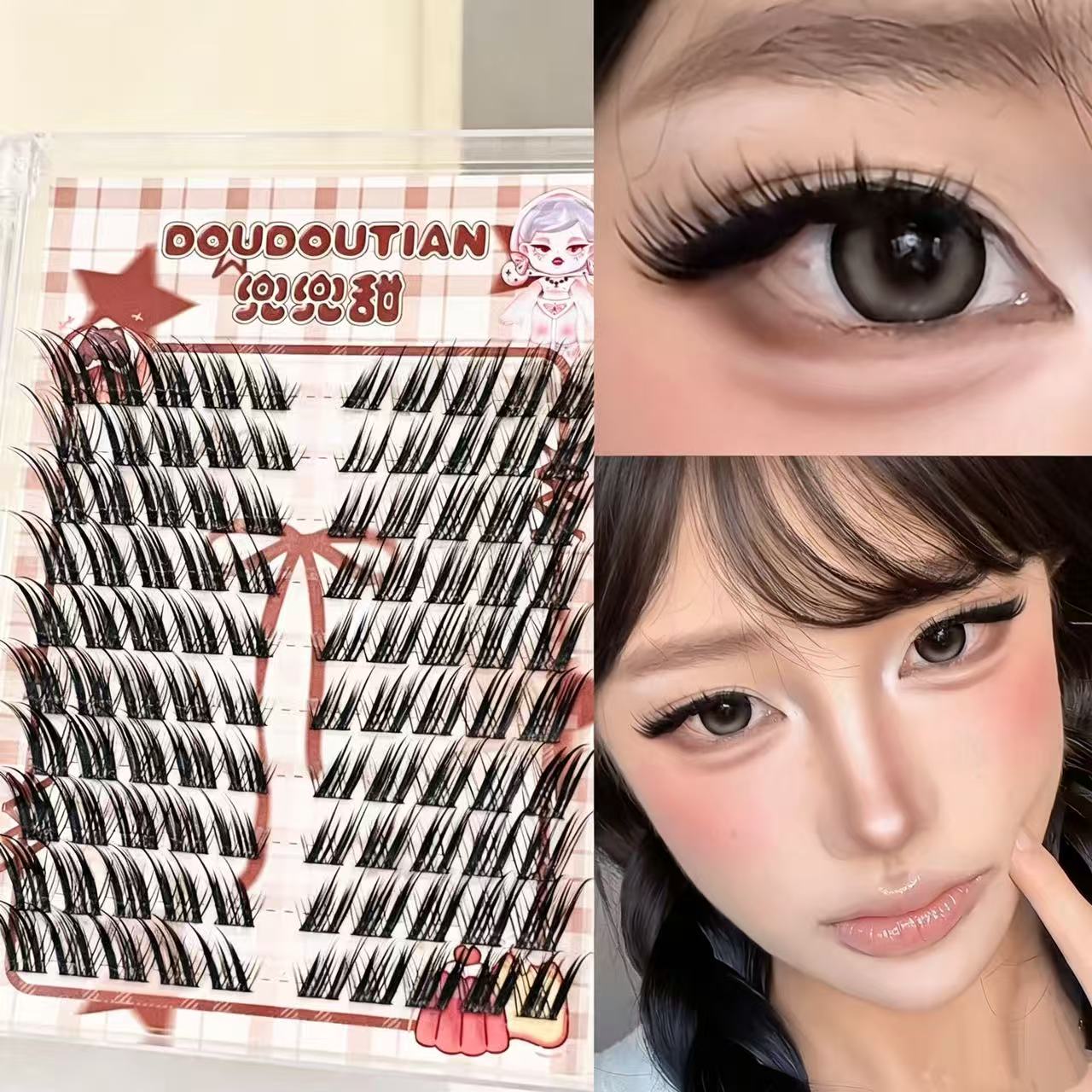 Doudoutian Fox-Style Winged Ey - Eyelash Extension Douyin 评论和价格